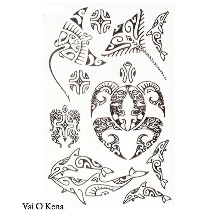 Tahitian Temporary Tattoo – Black Pearl Designs
